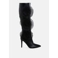 thumbnail image 1 of Chinkara Sheer Big Rose Detail Long Boots, 1 of 10