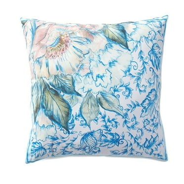 Chinoiserie Accent Pillows - Floral Bloom