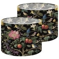 thumbnail image 1 of Chinoiserie Lampshades 2 Pack Vintage Floral Bird Vibrant Blossoms Fruits Dark 13"x13"x10" Light Shade for Table Lamps Floor Lamp Shades Lampshade Replacement Easy Assembly Aesthetic Home Decor, 1 of 8