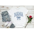 thumbnail image 1 of Chinoiserie Mama Shirt, Bow Shirt, Mama Shirt, Blue Ribbon Shirt, Mothers Day Gift, Aesthetic Gift For Mom, Cute Mom Shirt, Toile Bow Shirt, 1 of 4