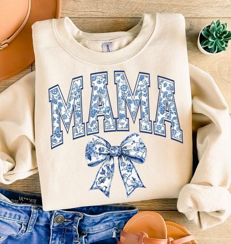 1108) Coquette Mama - White - Sweatshirt main image 0