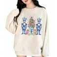 Chinoiserie Nutcracker Christmas Sweat. Preppy Christmas Holiday Vibes