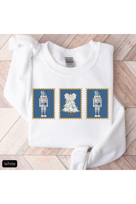 Chinoiserie Nutcracker Season Sweatshirt, Nutcracker Sweater For Women, Season , Cute Nutcracker Mom Sweatshirt, Nutcracker Top