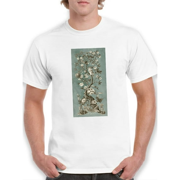 Chinoiserie Patina I T-Shirt Men -Naomi McCavitt Designs, Male Medium