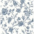 Chinoiserie Peel and Stick Wallpaper (Navy Blue)