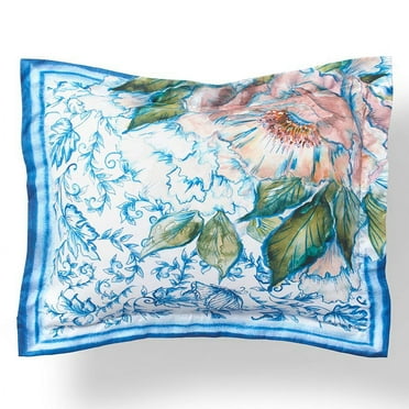 Chinoiserie Standard Sham - Paisley Decorative Pillow Cover