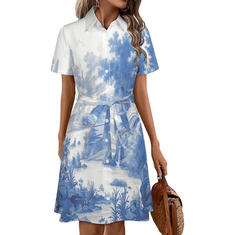 white christmas dresses Son de Flor Classic Dress, Short Sleeves, Summer Flowers Sale