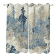 thumbnail image 1 of Chinoiserie Toile blue Trees Vintage Sunshade Curtains Home Bedroom Living Room Dining Room Home Decor Window Drapes 2 PCS, 1 of 5