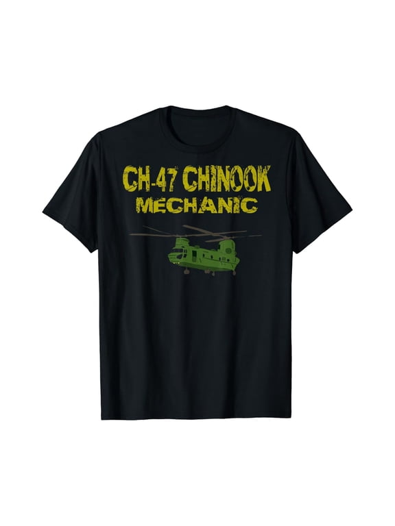 Chinook Helicopter Repairer 15U MOS Mechanic T-Shirt