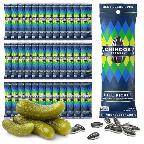 Chinook Seedery Roasted Sunflower Seeds to Eat Jumbo Low Sodium