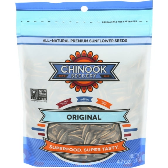 Chinook Seedery Sunflower Seed Shelled Organic 4 oz (Pack Of 12)