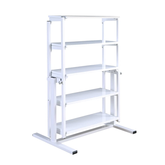 Chintaly 32" Convertible Bookshelf And Dining Table