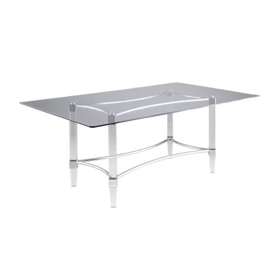 Chintaly Contemporary Dining Table W/ 42"X 72" Top