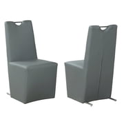 Chintaly Contemporary Upholstered Handle-Back Side Chair - 2 Per Box