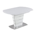 thumbnail image 1 of Chintaly Contemporary White Motion-Extendable Dining Table, 1 of 9
