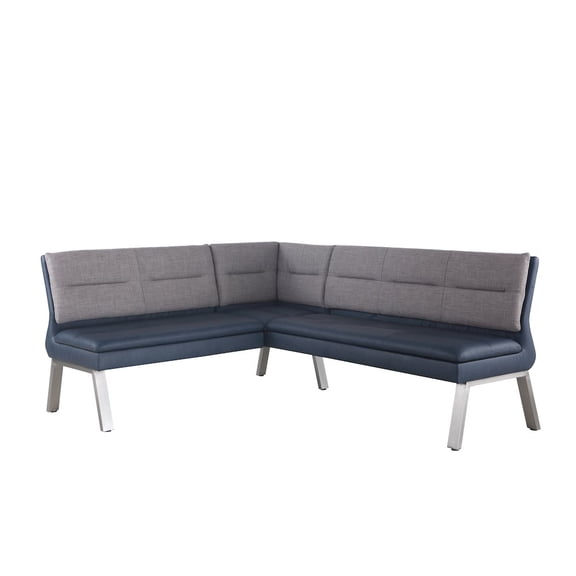 Chintaly Modern 2-Tone Reversible Nook W/ Storage