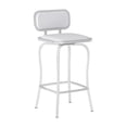 thumbnail image 1 of Chintaly Modern Swivel Counter Stool, White, 1 of 3