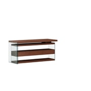 Chintaly Rotatable Wooden Desk w/ 3 Drawers and 3 Shelves
