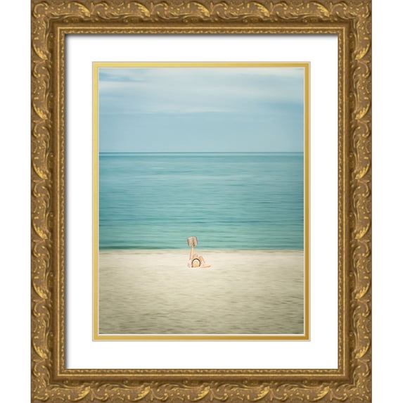 Chiodo, David 12x14 Gold Ornate Wood Framed with Double Matting Museum Art Print Titled - Time Out