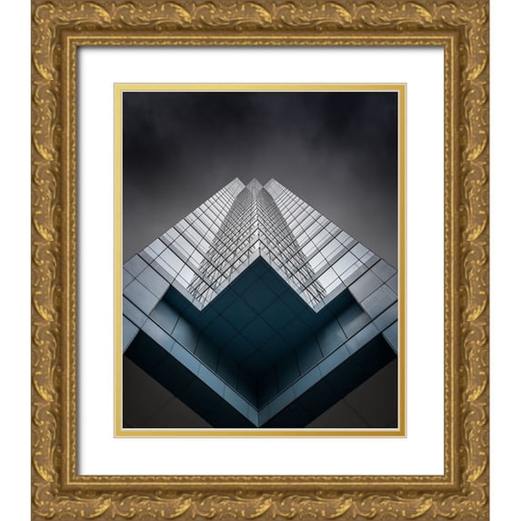 Chiodo, David 15x17 Gold Ornate Wood Framed with Double Matting Museum Art Print Titled - Alien Giant