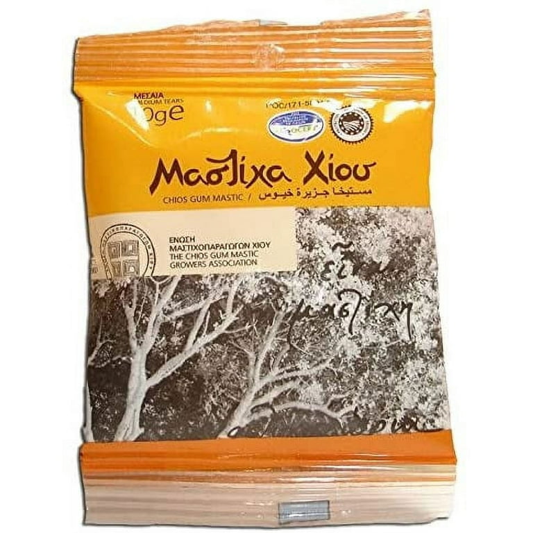 マスティハ　chios gum mastic Amazon.com : Chios Mastic Gum 3.53oz 100g Medium Tears, 100
