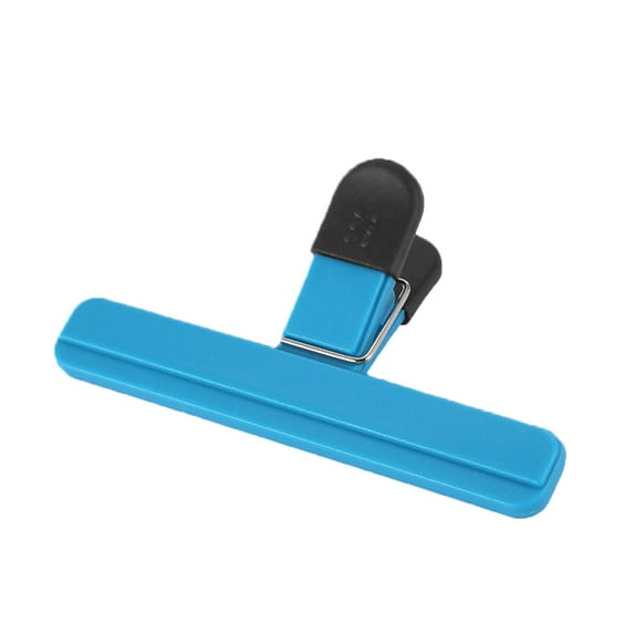 Chip Bag Clips for Food Storage, Plastic Sealing Clips for Snacks, Potato Chips, Pet Food, Strong Grip Reusable Kitchen Clip, Airtight Fresh Keeper Blue