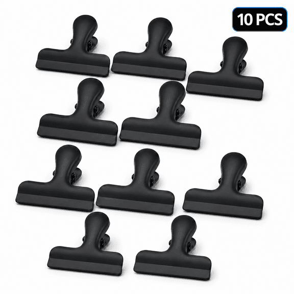 Chip Bag Clips Heavy Duty Clip Large Assorted Sizes Food Bag Clips Plastic Heavy Seal Grip 10 Pack Perfect for Grip Food Bags