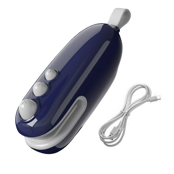 Chip Bag Resealer, Rechargeable 2 in 1 Heat Sealing Machine Food Sealing Machine, Portable Hand Held Vacuum Sealing Machine with Cutter for Snack Bag PVC Bags