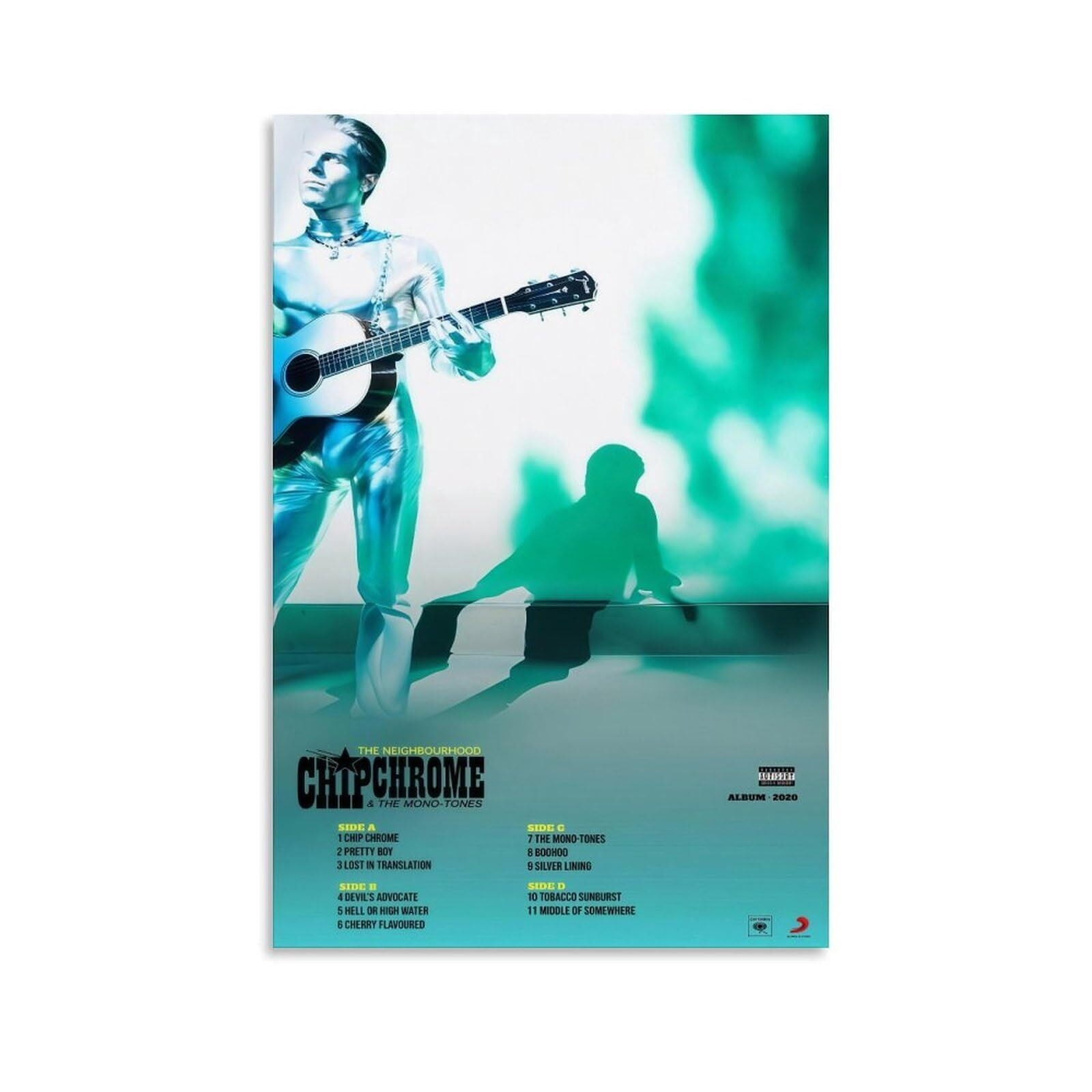 Chip Chrome &amp; The Mono-Tones by The Neighbourhood Canvas Poster Mural ...