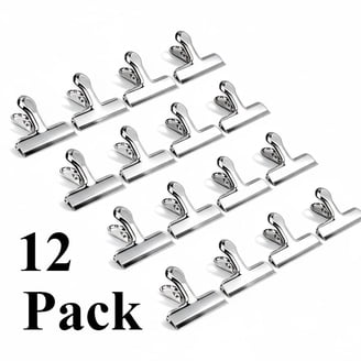 5-Piece Neon Color Value Set Clips – 2 Large & 3 Small Bag Clips For Chips, Snacks & Bars