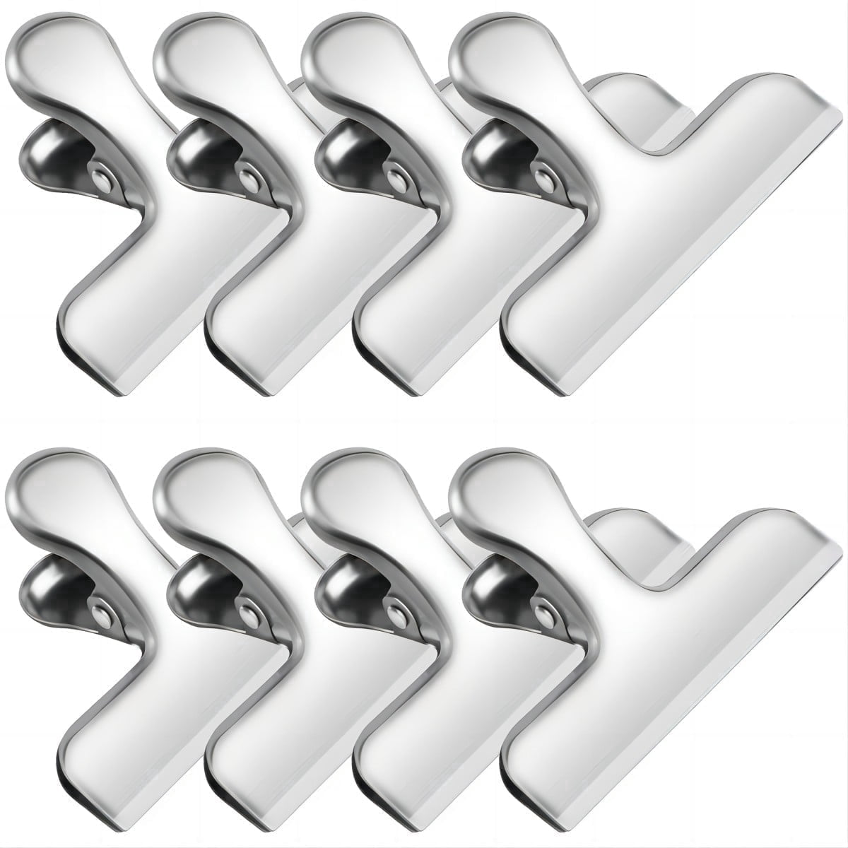 Chip Clips, 8 Pack Stainless Steel Chip Clips, Chip Clips Bag Clips ...