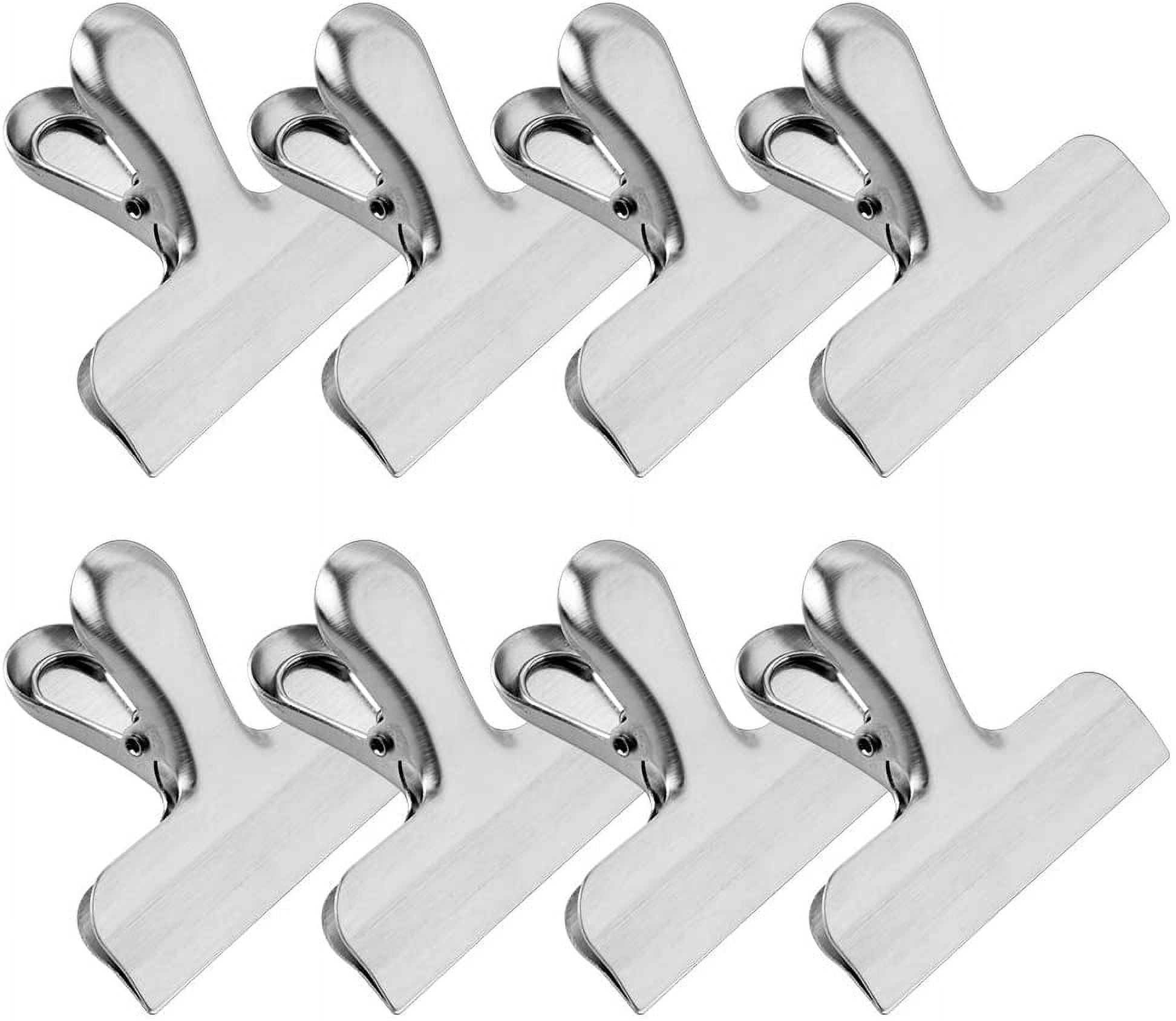 Heavy Duty Stainless Steel Chip Clips – Keep Your Snack Bags Fresh (Multi-pack)