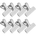 Chip Clips & Stainless Steel HeavyDuty Food Bag Clips 8 Packs Large and Durable with 3 Inch
