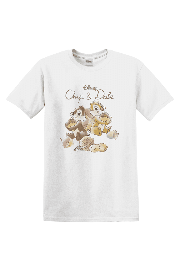 Chip Dale Kingdom Inspired Cartoon Graphic T-Shirt