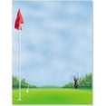 Chip Golf Invite Special Event Celebration Birthday Theme Paper