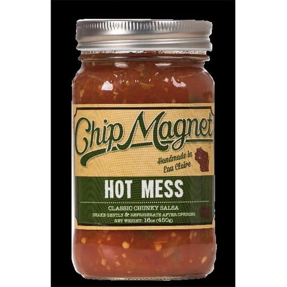 Chip Magnet Salsa Sauce Appeal 16 oz Hot Mess Salsa Natural Food