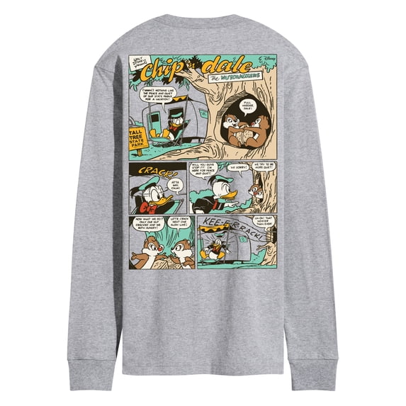 Chip N' Dale Rescue Rangers - Chip Dale Comic - Men's Long Sleeve Graphic T-Shirt