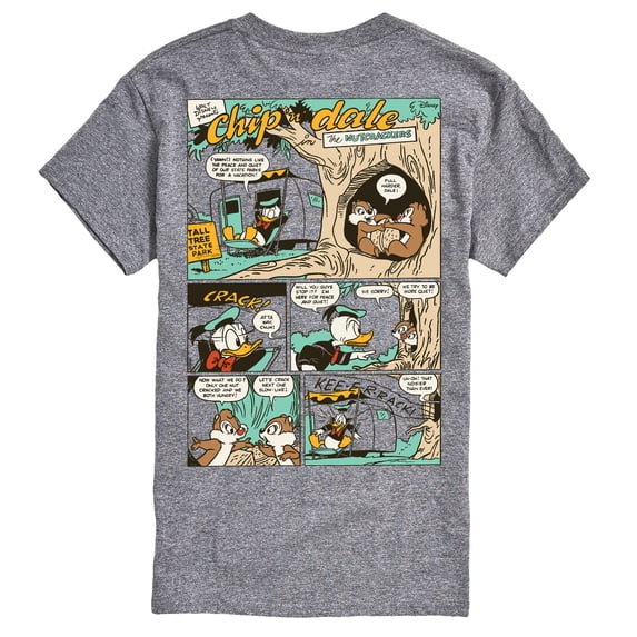 Chip N' Dale Rescue Rangers - Chip Dale Comic - Men's Short Sleeve Graphic T-Shirt
