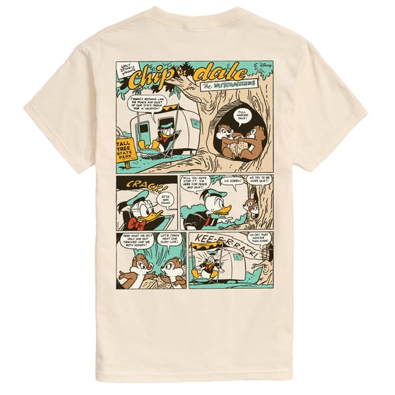 Chip N' Dale Rescue Rangers - Chip Dale Comic Men's Short Sleeve Graphic T-Shirt