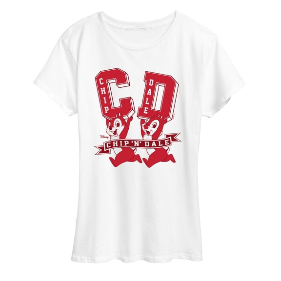 Chip N' Dale Rescue Rangers - Chip Dale Letterman - Women's Short Sleeve Graphic T-Shirt