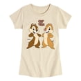 thumbnail image 1 of Chip N' Dale Rescue Rangers - Chip Dale Smiles - Youth Girls Fitted Short Sleeve T-Shirt, 1 of 4