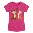 thumbnail image 1 of Chip N' Dale Rescue Rangers - Chip Dale Smiles - Youth Girls Fitted Short Sleeve T-Shirt, 1 of 4