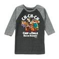 thumbnail image 1 of Chip 'N Dale Rescue Rangers - Chip 'N Dale Character Art - Toddler And Youth Raglan Graphic T-Shirt, 1 of 6