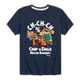 thumbnail image 1 of Chip 'N Dale Rescue Rangers - Chip 'N Dale Character Art - Toddler And Youth Short Sleeve Graphic T-Shirt, 1 of 5