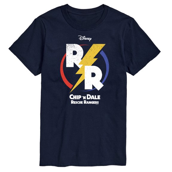 Chip 'N Dale Rescue Rangers - Chip 'N Dale R & R Logo - Men's Short Sleeve Graphic T-Shirt