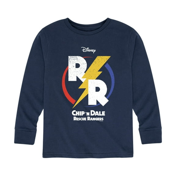 Chip 'N Dale Rescue Rangers - Chip 'N Dale R & R Logo - Toddler And Youth Long Sleeve Graphic T-Shirt
