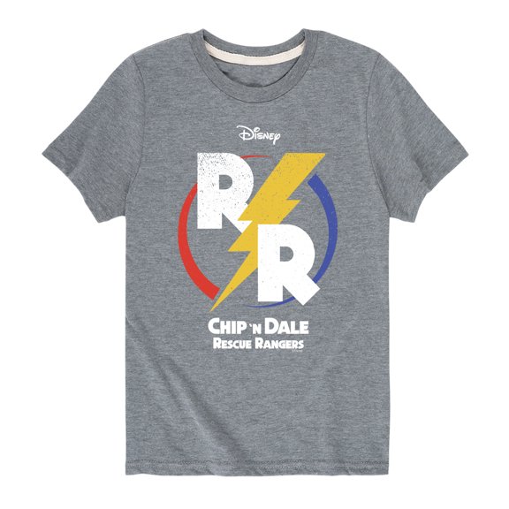 Chip 'N Dale Rescue Rangers - Chip 'N Dale R & R Logo - Toddler And Youth Short Sleeve Graphic T-Shirt