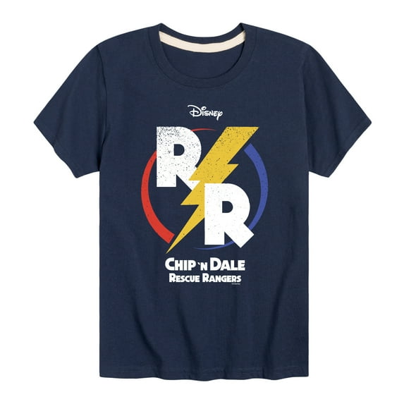 Chip 'N Dale Rescue Rangers - Chip 'N Dale R & R Logo - Toddler And Youth Short Sleeve Graphic T-Shirt