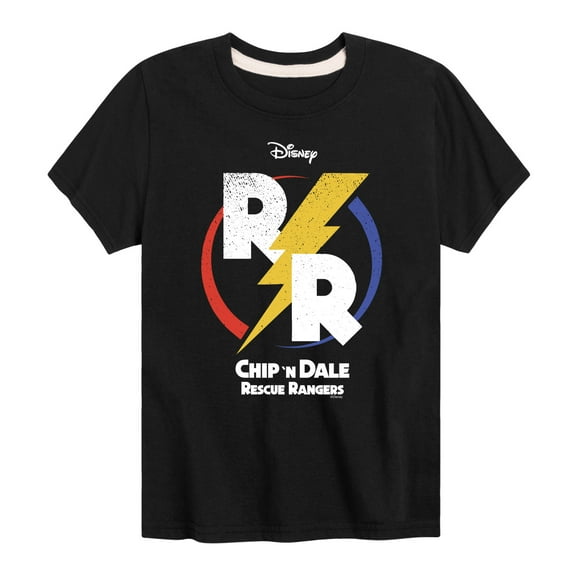 Chip 'N Dale Rescue Rangers - Chip 'N Dale R & R Logo - Toddler And Youth Short Sleeve Graphic T-Shirt