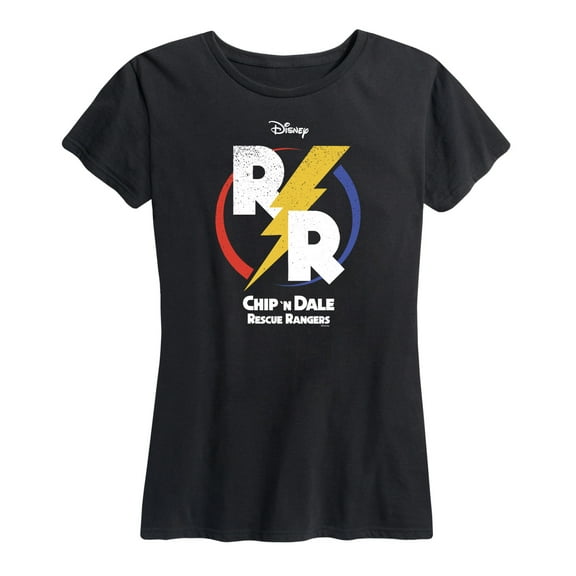Chip 'N Dale Rescue Rangers - Chip 'N Dale R & R Logo - Women's Short Sleeve Graphic T-Shirt